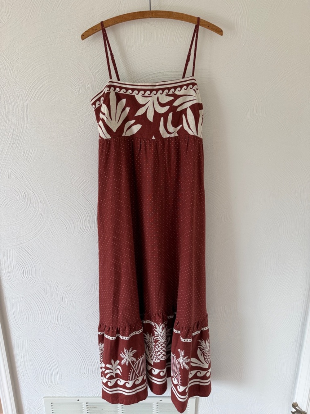 Rachel Zoe NWT Linen Blend Boho Dress.  Size Large.